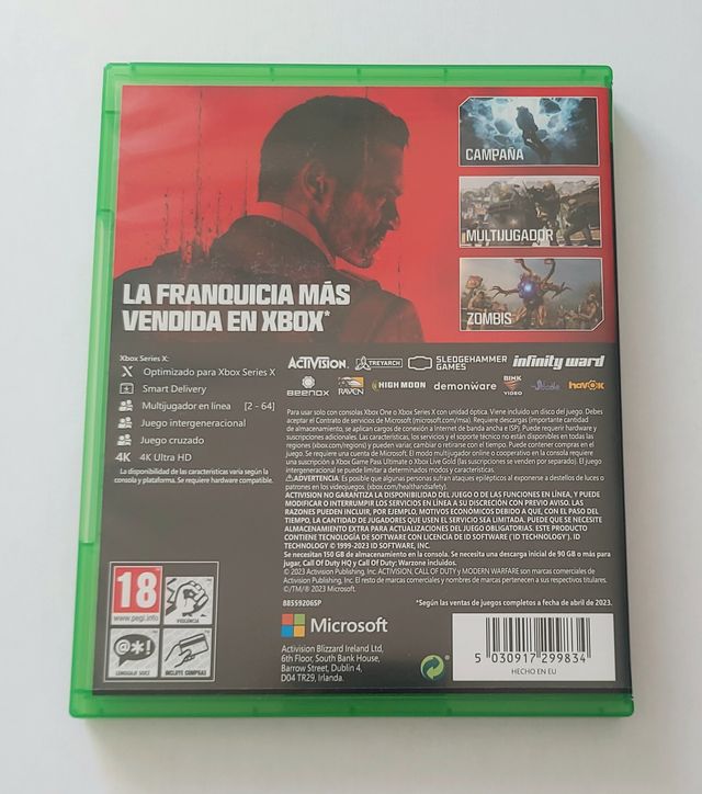 CALL OF DUTY MODERN WARFARE III VIDEO JUEGO XBOX