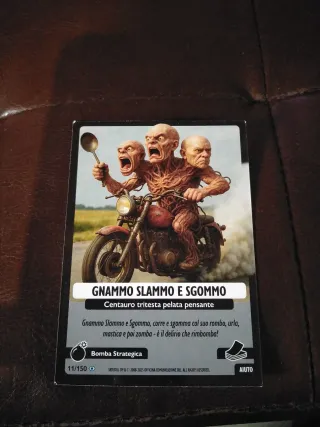 Carta brainrot
Gnammo Slammo e Sgommo