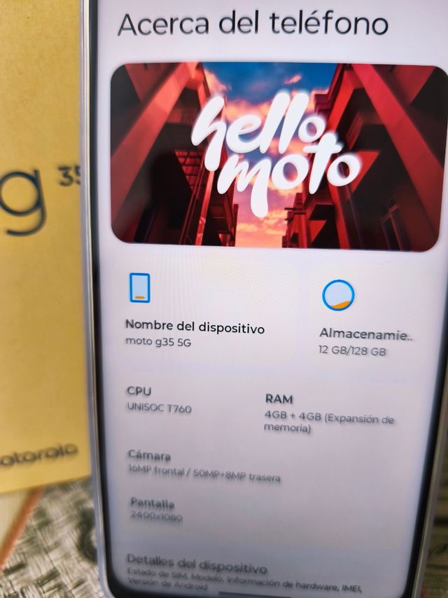 Motorola G35 5G 120Hz FHD+ Nuovo