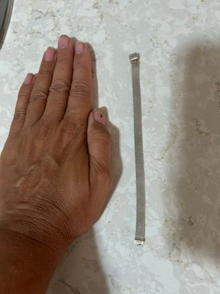 Pulsera Pandora Malla Metálica Plata