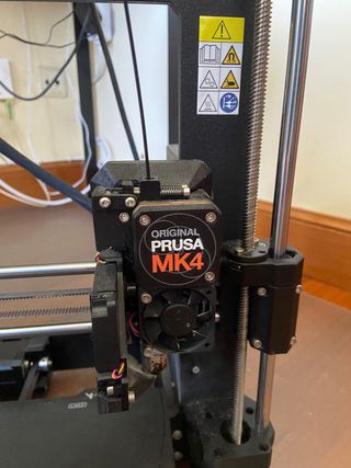 Impresora 3D Prusa MK4 Negra Nueva Regalo filament