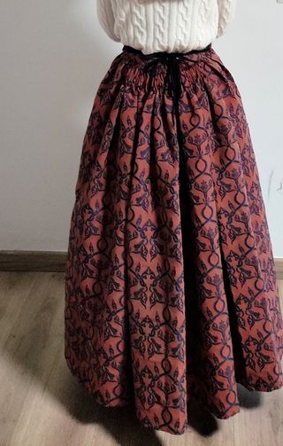 Falda Baturra Teja Brocada