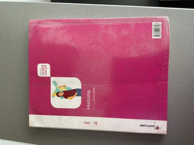 Libro Historia 4° ESO, ISBN 9788468097626