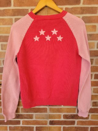 Suéter GANT Algodón Rojo y Rosa Talla S