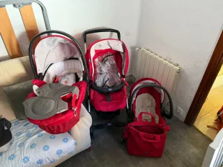 Carrito Trío Chicco Rojo
