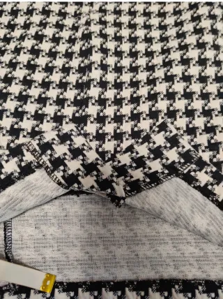 Falda pata gallo y camiseta canalé T.40