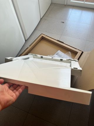Kit Unión AEG Lavadora-Secadora con Bandeja