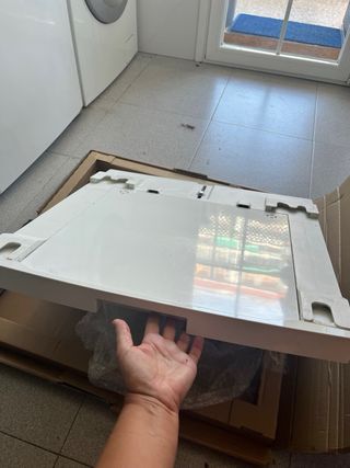 Kit Unión AEG Lavadora-Secadora con Bandeja