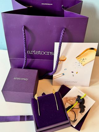 Pendientes alas dorados Aristocrazy