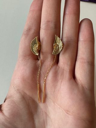 Pendientes alas dorados Aristocrazy