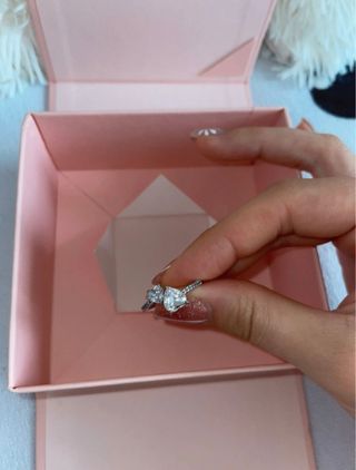 Anello Pandora Argento Zirconi Cuore