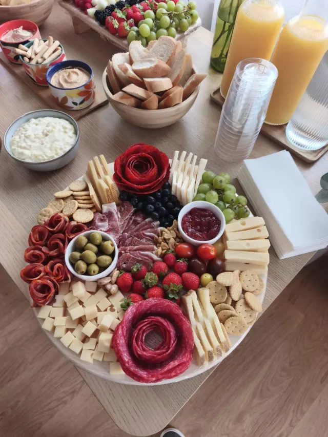 Tabla de quesos y embutidos