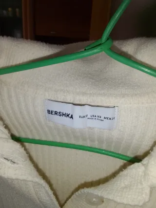 Camiseta Bershka Blanca Talla XS