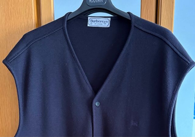 Chaleco Burberrys Azul Marino Talla 11 XXL