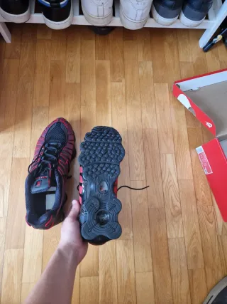 Nike Shox TL Zapatillas Negras Rojas