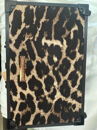 Maletín maquillaje estampado leopardo
