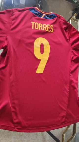 Camiseta españa campeona del mundo Torres oficial