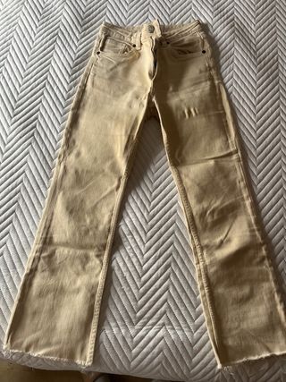 Pantalones Zara Beige