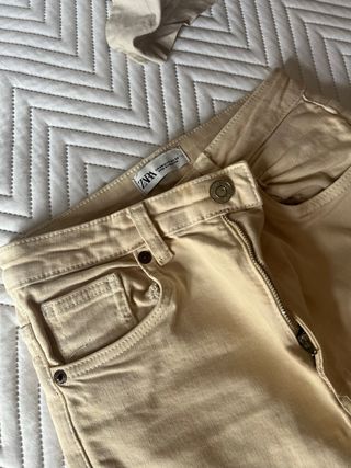 Pantalones Zara Beige