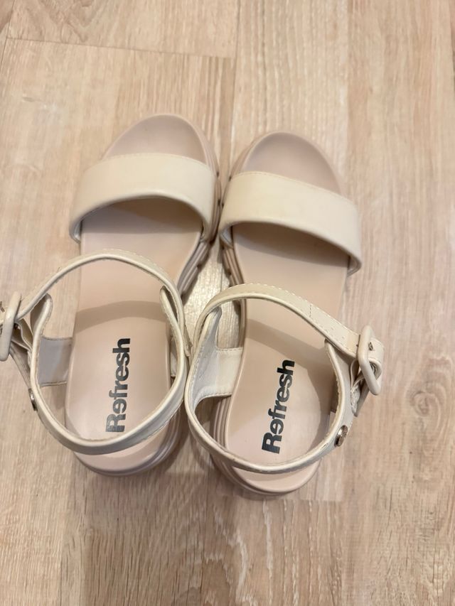 Sandalias Refresh Beige Talla 37