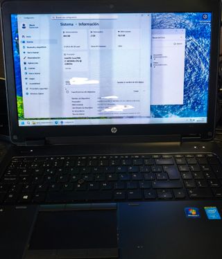 Portátil HP Zbook Negro