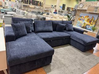 Sofá Cama Chaise Longue con 2 Arcón 330x165cm