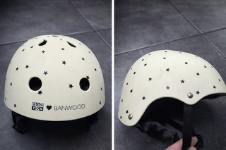 Bicicleta Banwood Infantil Rosa Cesta Mimbre