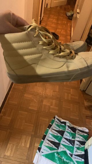 Zapatillas Vans SK8 Hi Pro Beige/Marrón Talla 38.5
