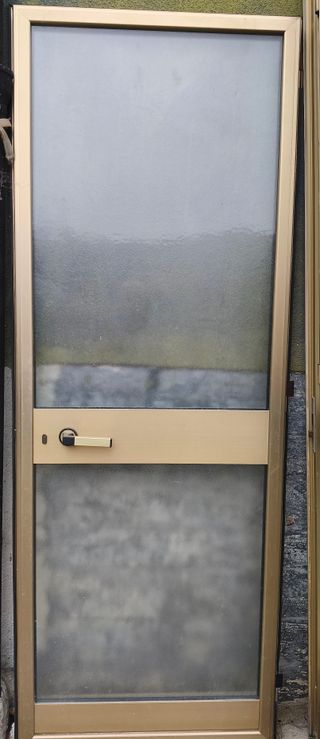 Porta con vetrocamera satinato L. 0,842 x H. 2,175