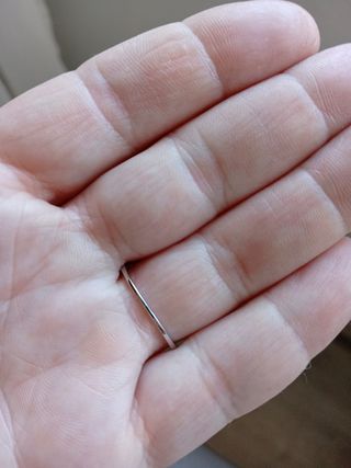 Anillo sortija plata con circonitas