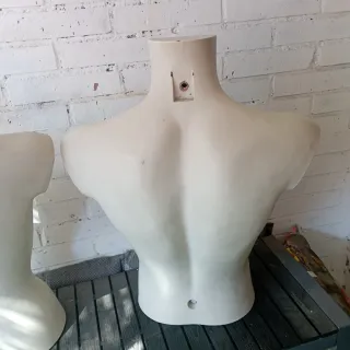 2 Maniquíes Torso Mujer y Hombre
