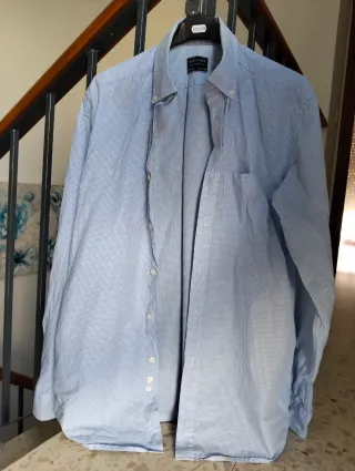 Camisa Sfera cuadros azul Talla M