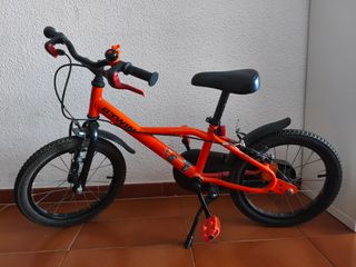 Bicicleta infantil Btwin 16 naranja