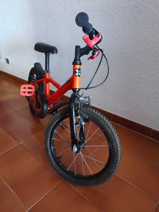 Bicicleta infantil Btwin 16 naranja