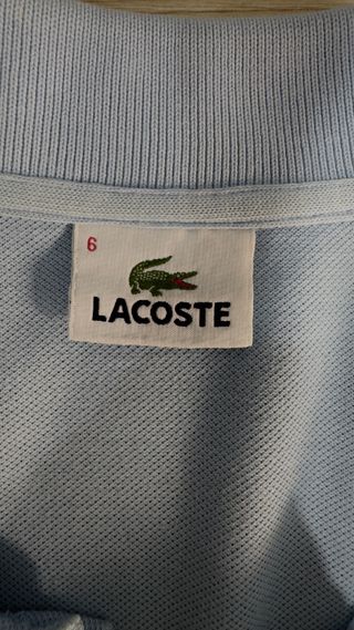 Polo Lacoste Azul Vintage