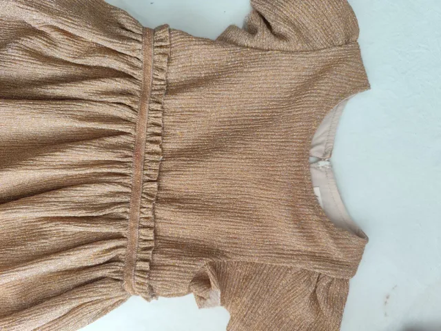 Vestido niña brillante