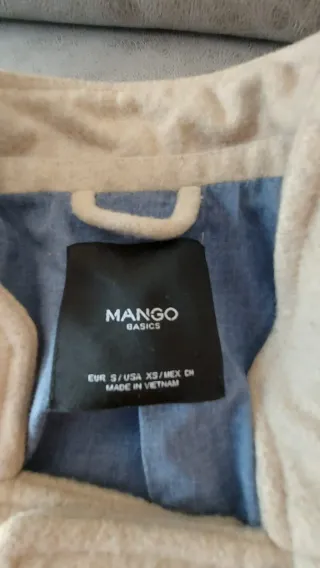 Abrigo Mujer Beige Abrigo