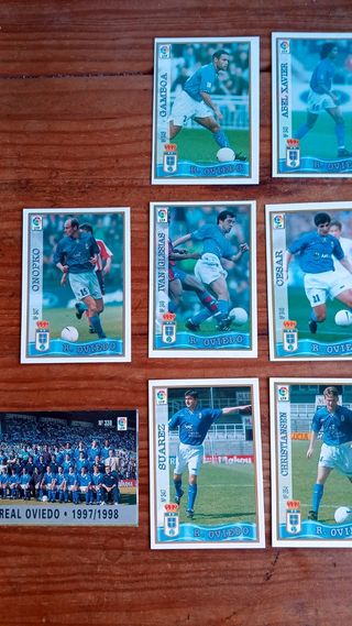 Fichas La Liga Real Oviedo Mundicromo 97-98
