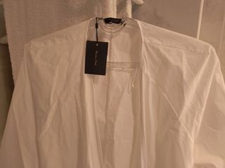 Blusa cruzada Massimo Dutti blanca