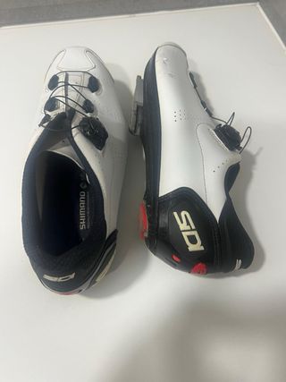 Zapatillas SIDI Ciclismo Blancas talla 45