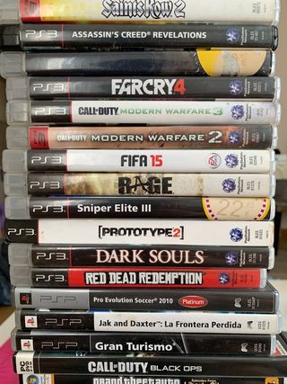 Mega lote gamer +60 videojuegos