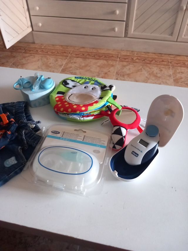 Lote Bebé: Termómetro, Juguete y Más..