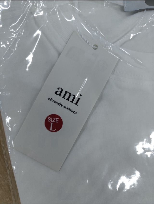 Camiseta Ami Paris Blanca Talla M