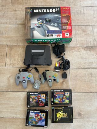 Nintendo 64 Consola + Juegos + Mandos