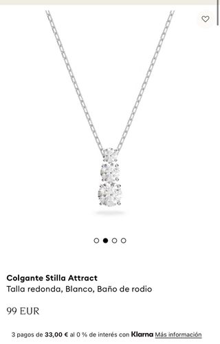 Conjunto Swarovski Colgante y Pendientes