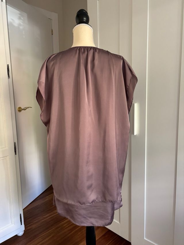 Blusón Zara Morado Talla Única