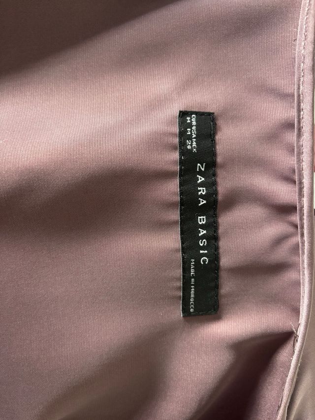 Blusón Zara Morado Talla Única