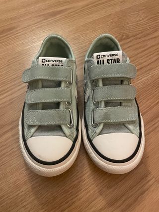 Converse All Star niño mint velcro
