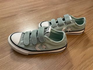 Converse All Star niño mint velcro