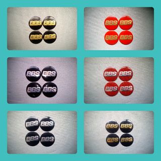 Pegatinas 56mm tapabujes centro rueda llantas BBS